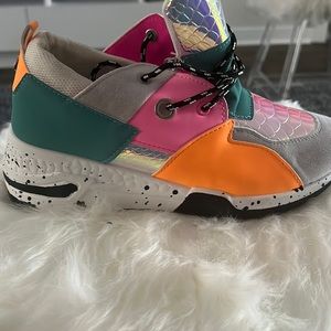Size 9 multicolored new shoes new in box